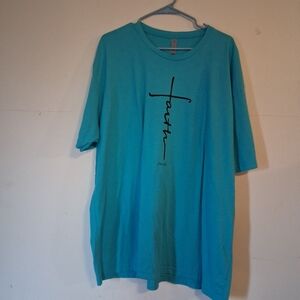 3X Womens Faith Shirt Redline Steel